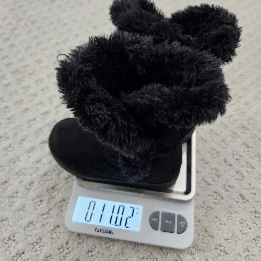 Baby‎ Girl Cat & Jack Winter Cold Weather Black boots- Size 7